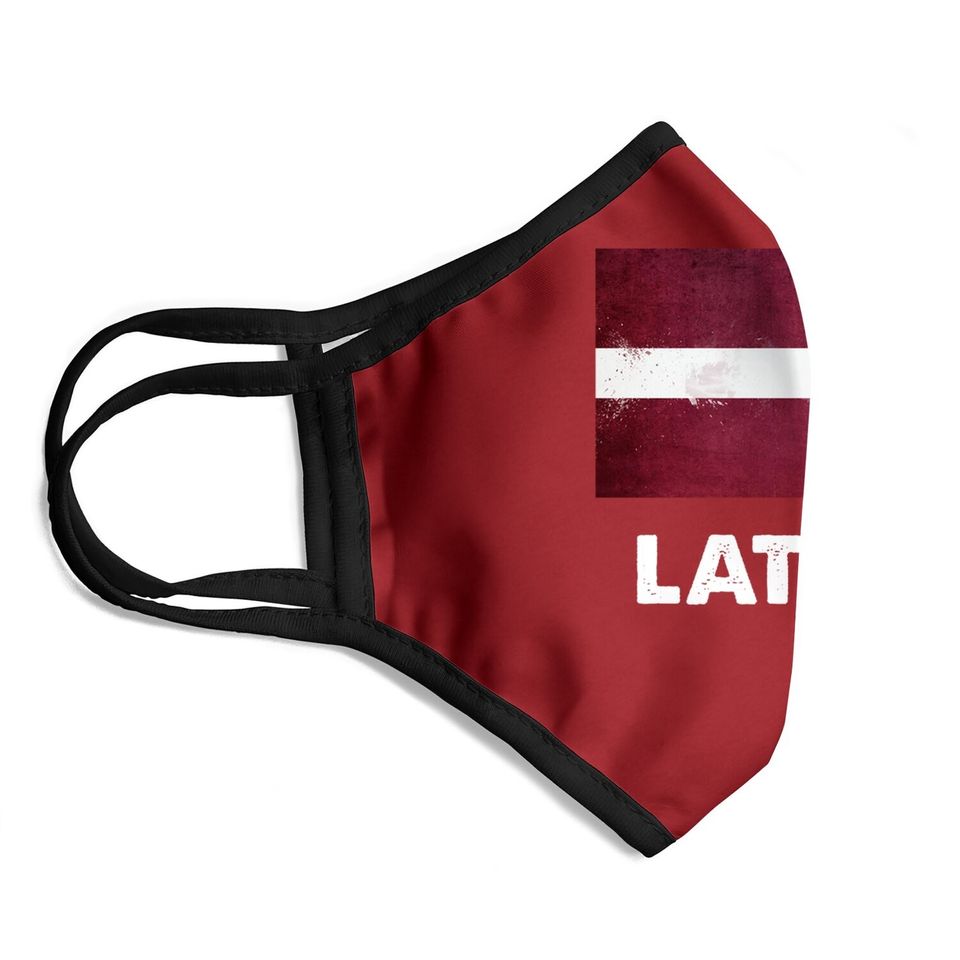Latvia Flag Face Mask