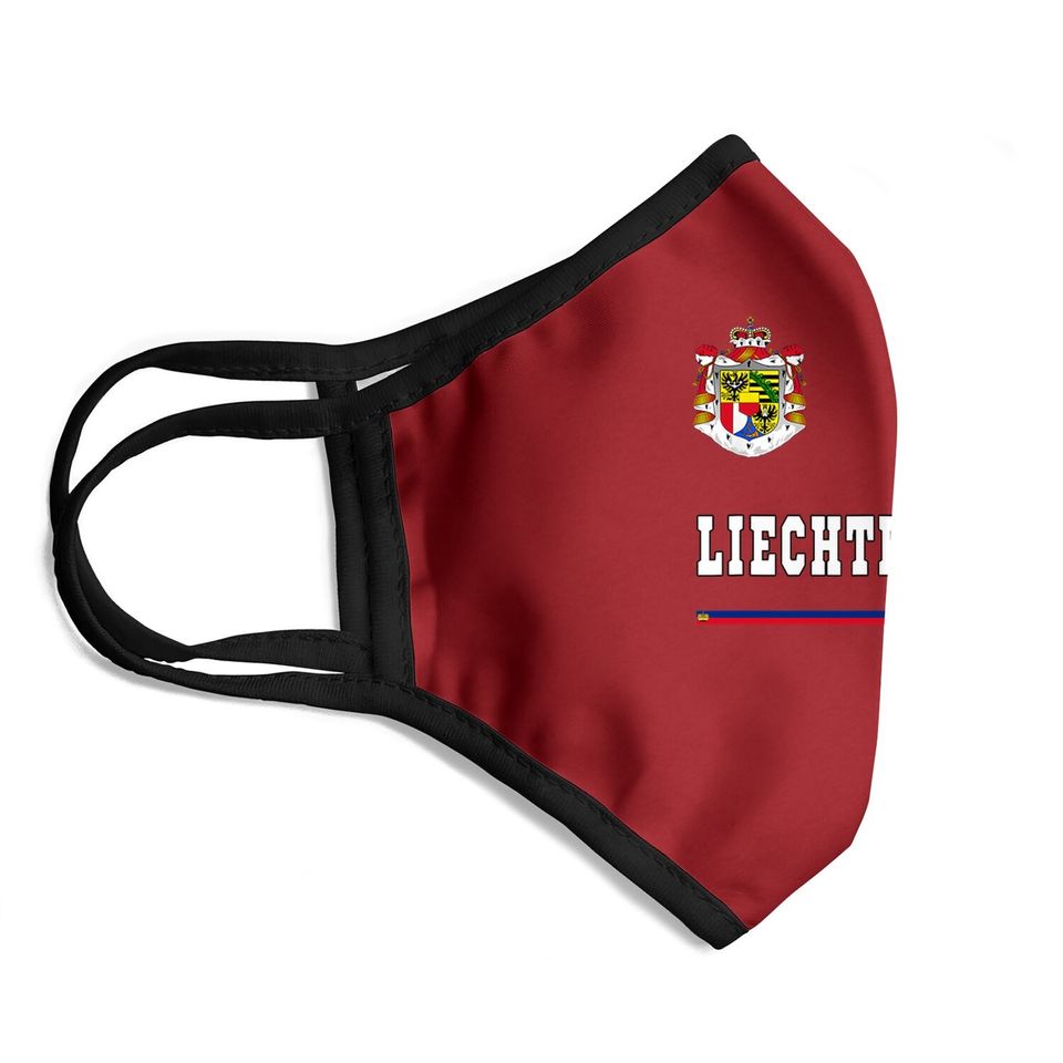 Liechtenstein Flag Football Face Mask
