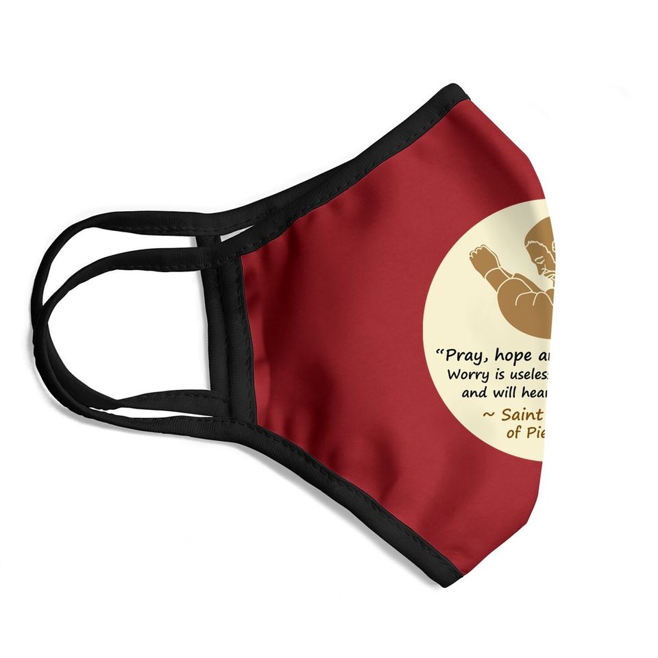 Saint Padre Pio Face Mask