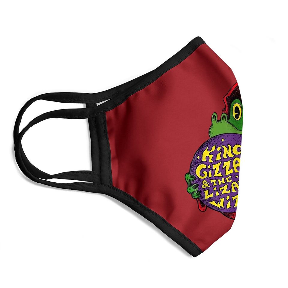 King Gizzard The Lizard Gift Wizard Face Mask