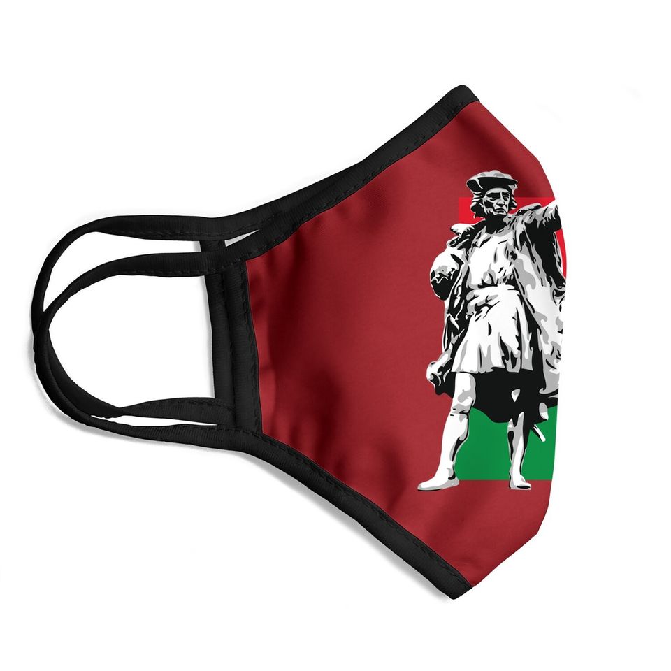 Save Columbus Day Face Mask