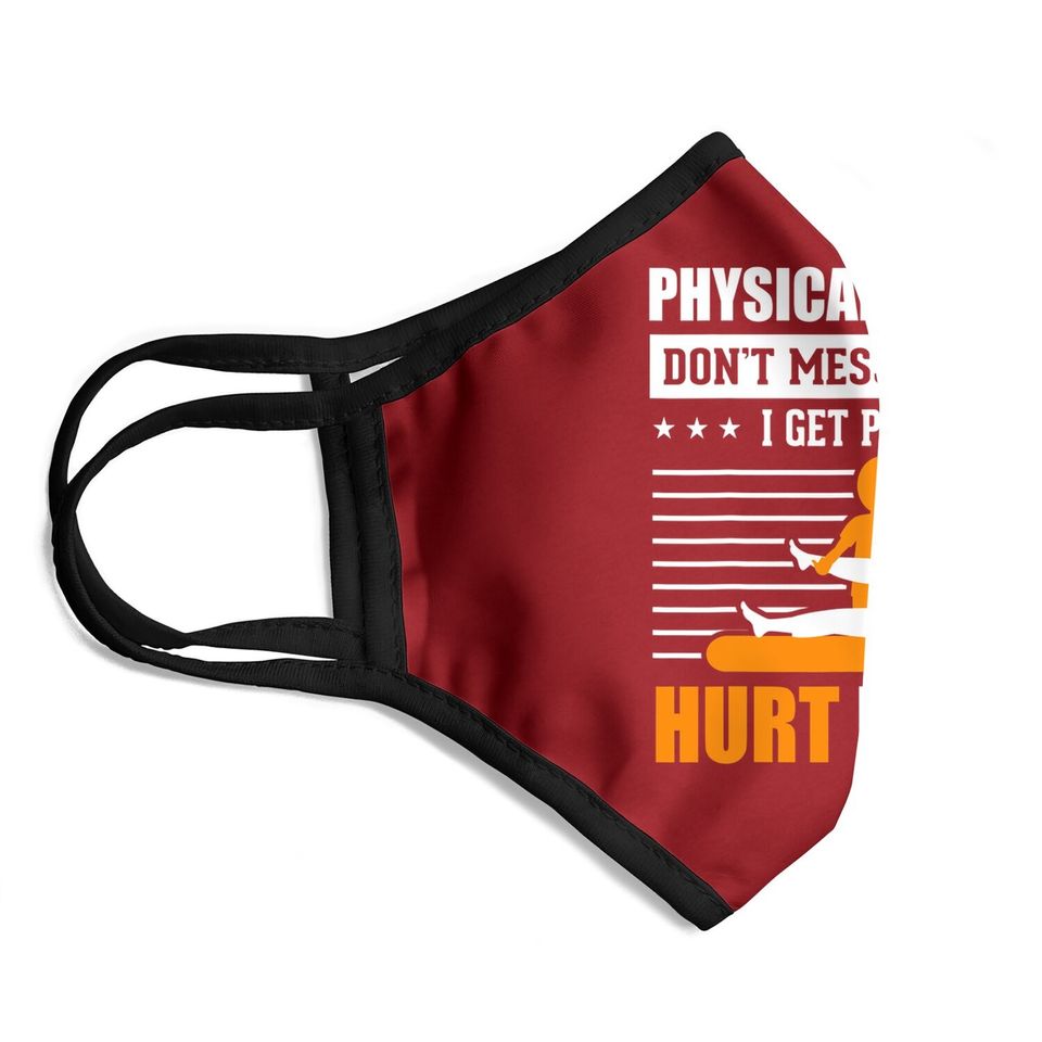 Pt Physical Therapy Gift Therapist Month Face Mask