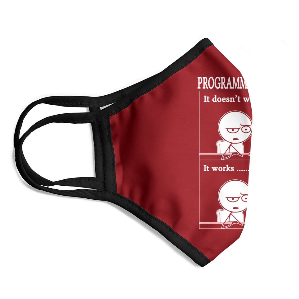 Programmers Problem Fun Developer Face Mask