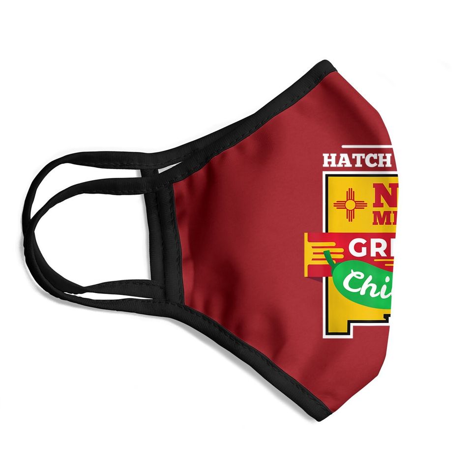 New Mexico Hatch Chile Green Chili Pepper Face Mask