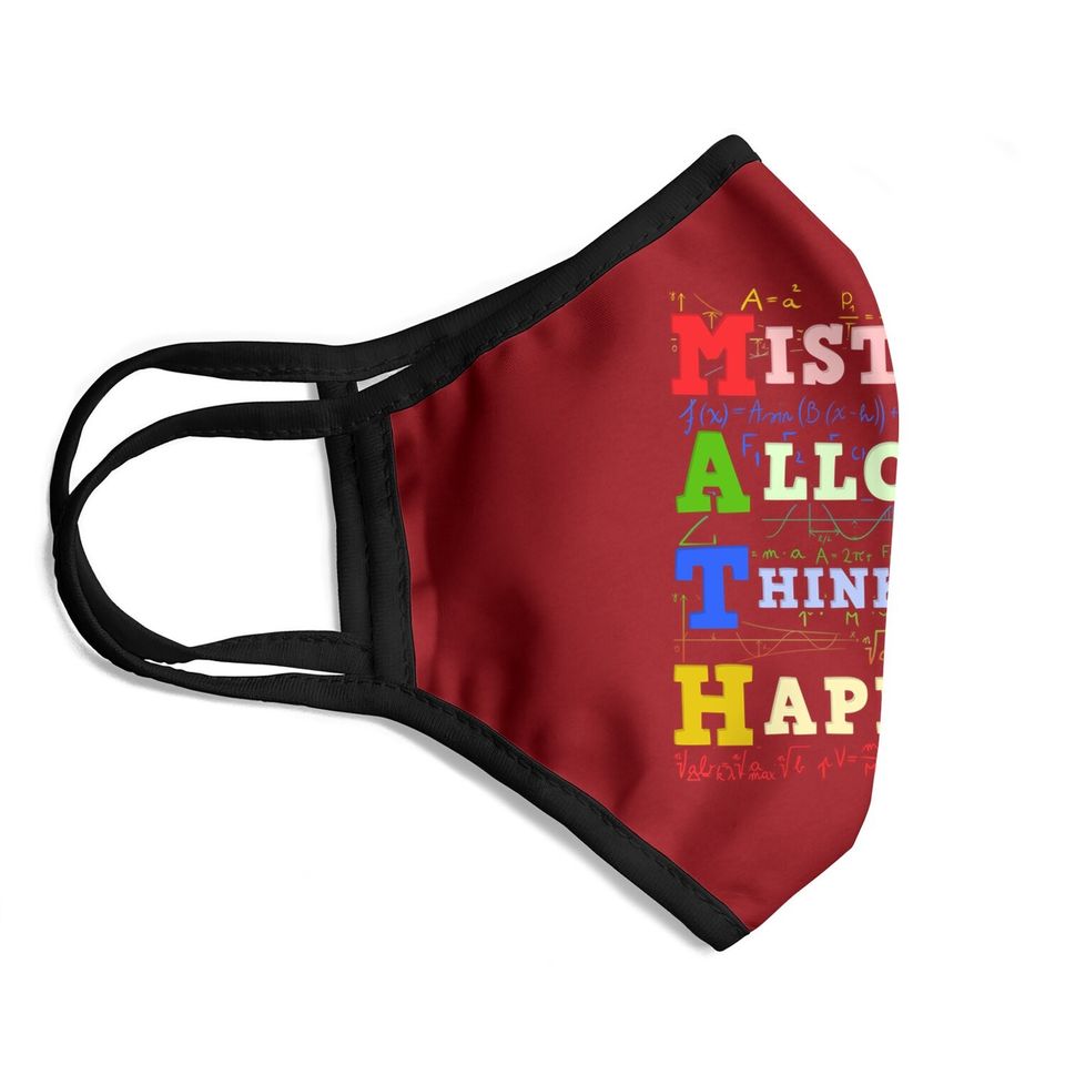 Math Teacher Math Student Mathematics Face Mask