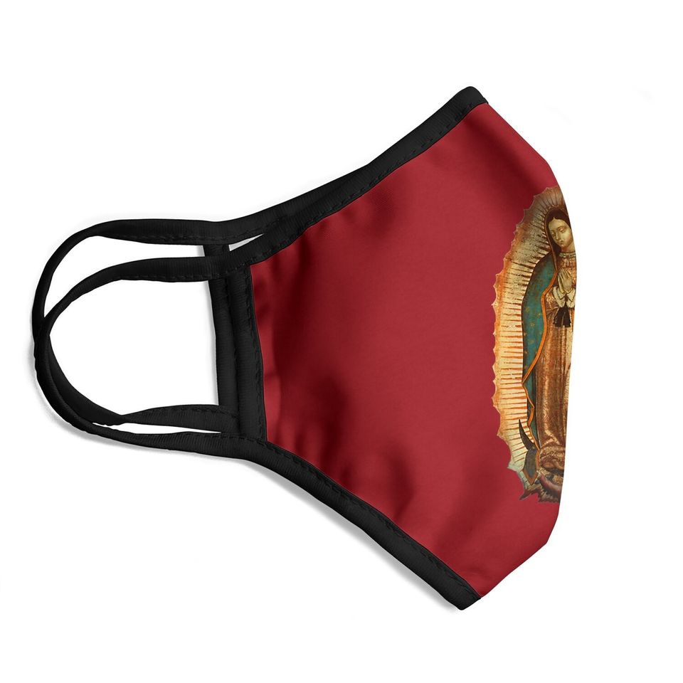 Our Lady Virgen De Guadalupe Virgin Mary Face Mask