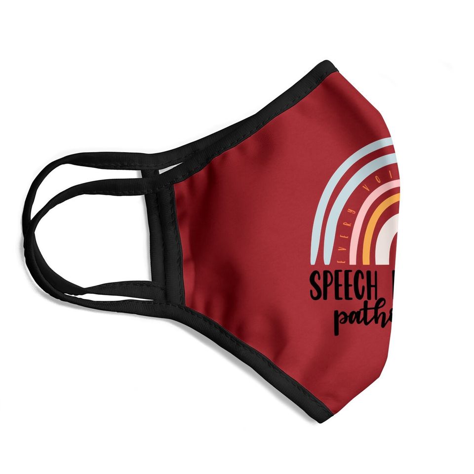 Speech Language Pathologist Speech Therapy Face Mask
