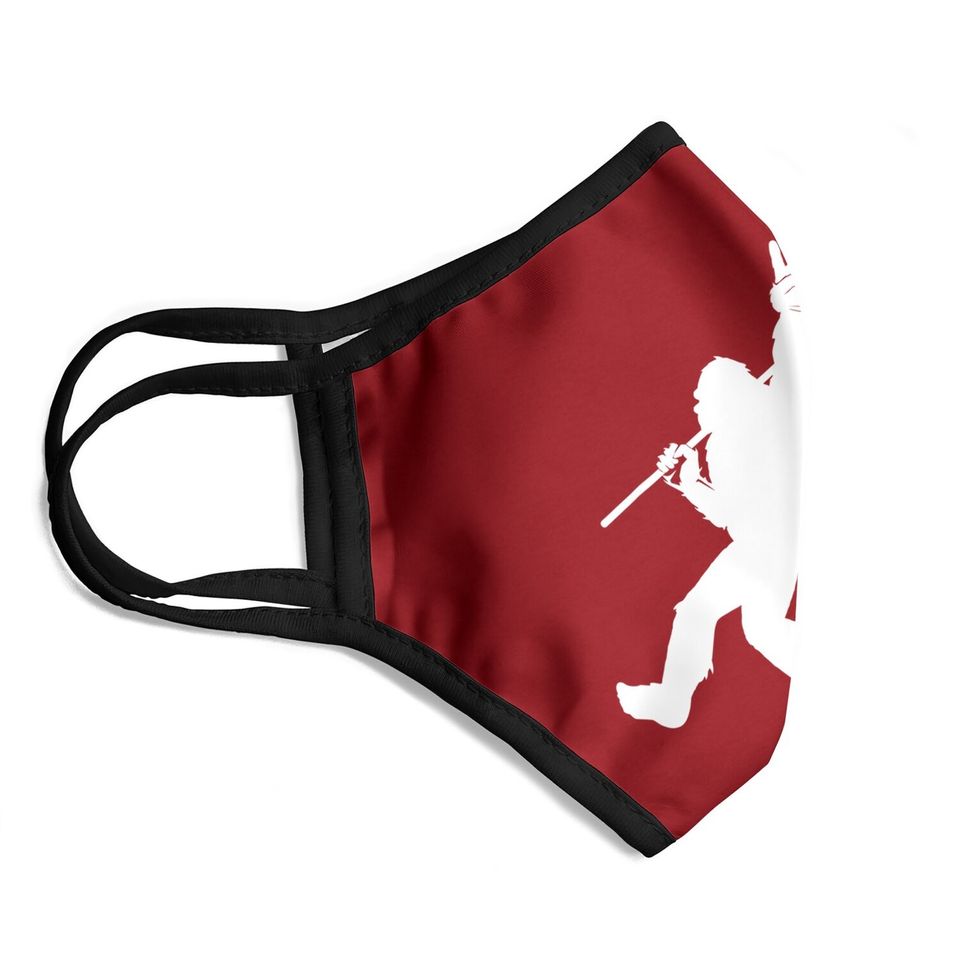 Colorado Bigfoot Rock And Roll Face Mask