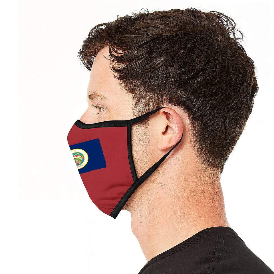 Minnesota Flag Face Mask
