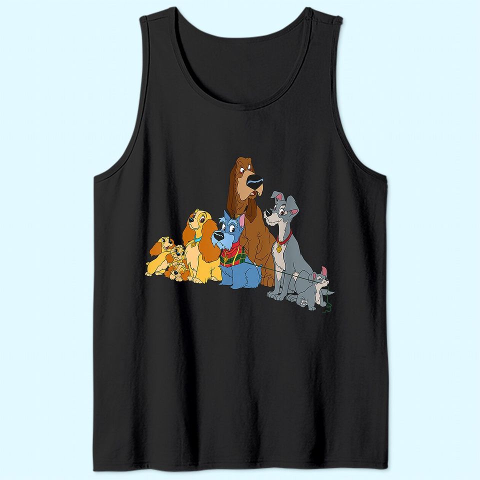 Lady and the Tramp Dogs Tank Top