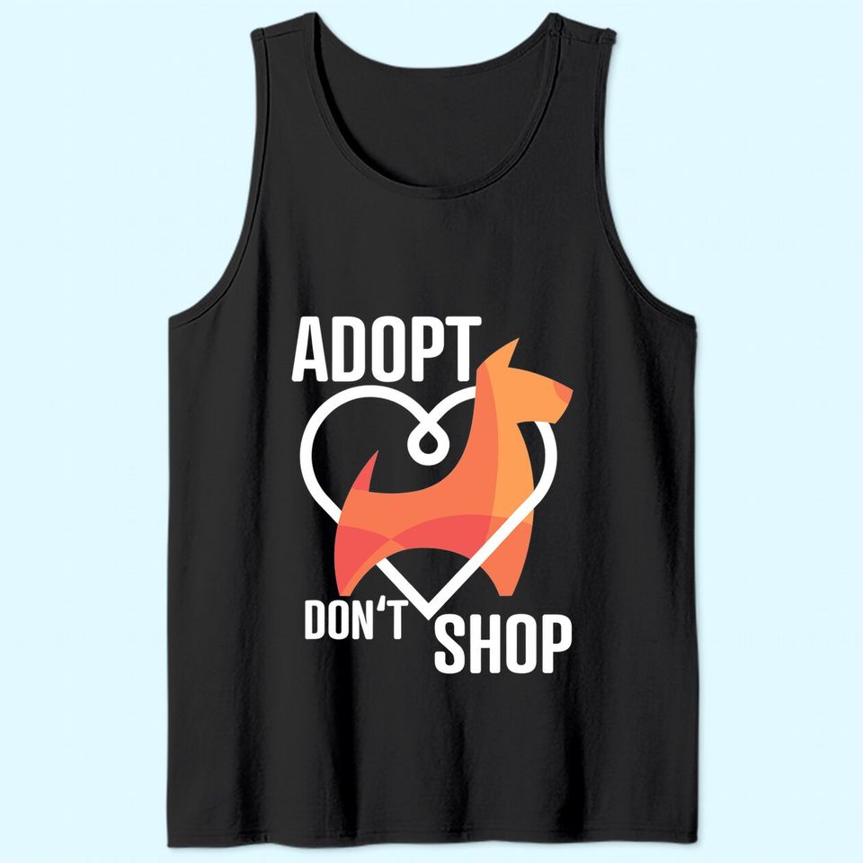 Adopt Don't Shop - Animal Rescuer Tank Top