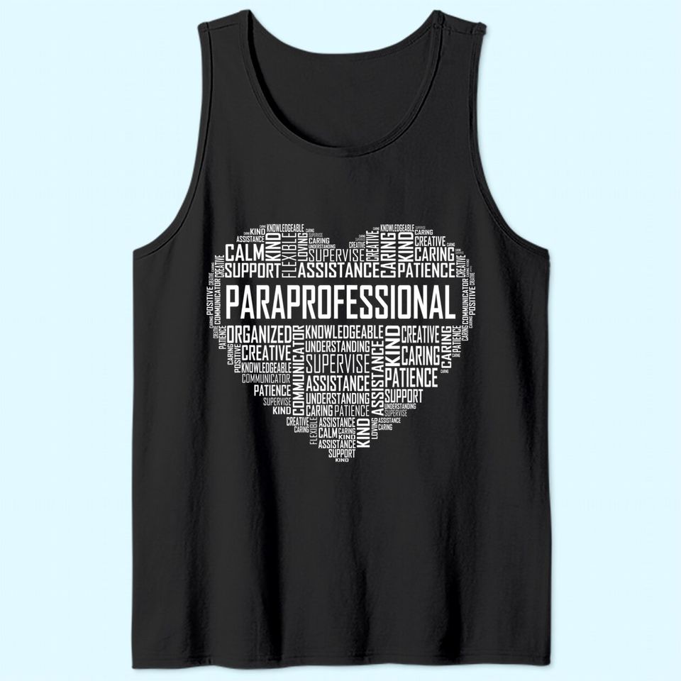 Paraprofessional Heart Appreciation Tank Top
