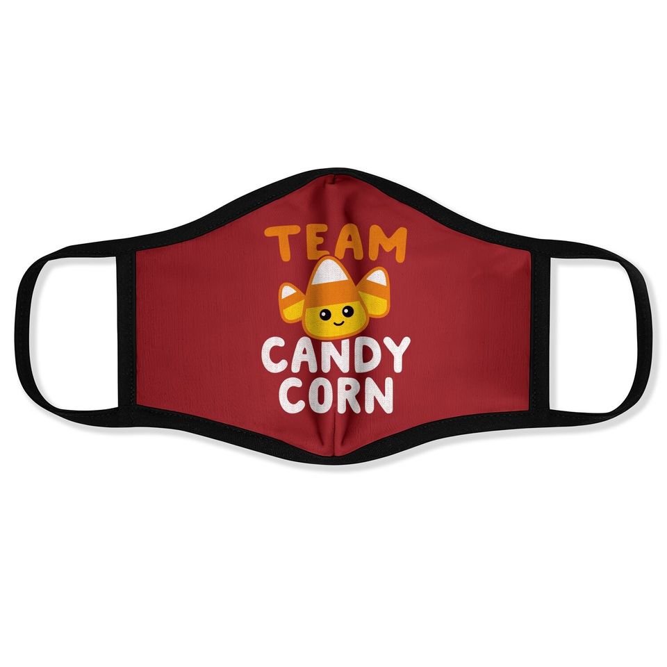 Halloween Team Candy Corn Funny Lazy Face Mask