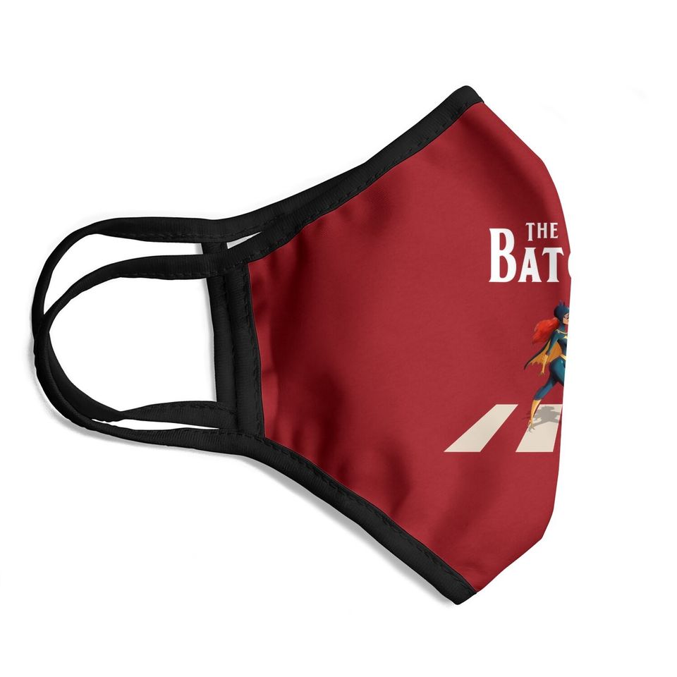 The Batgirl With Dog Superhero Face Mask