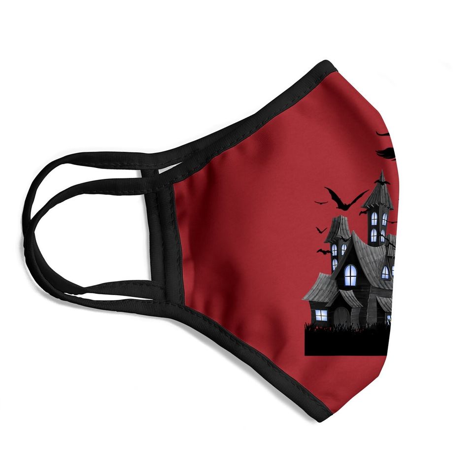 Haunted House Halloween Face Mask
