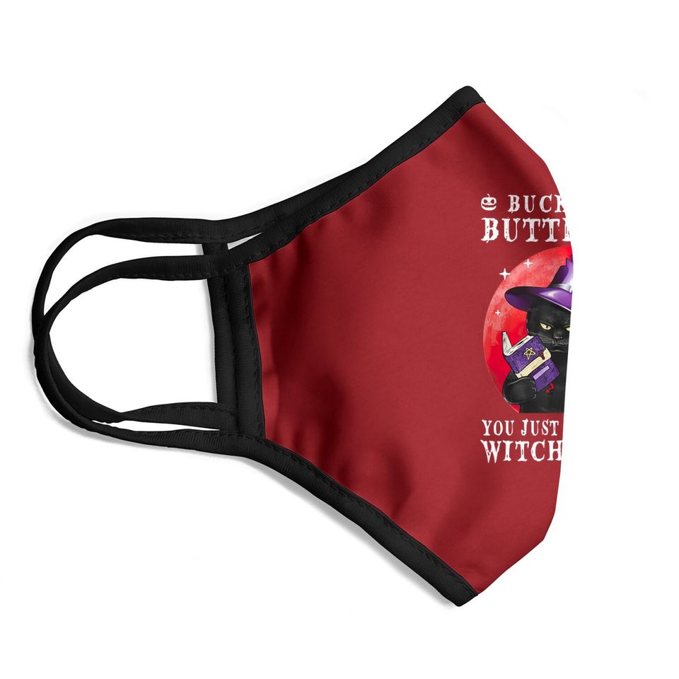 Buckle Up Butter Cup Halloween Collection Face Mask