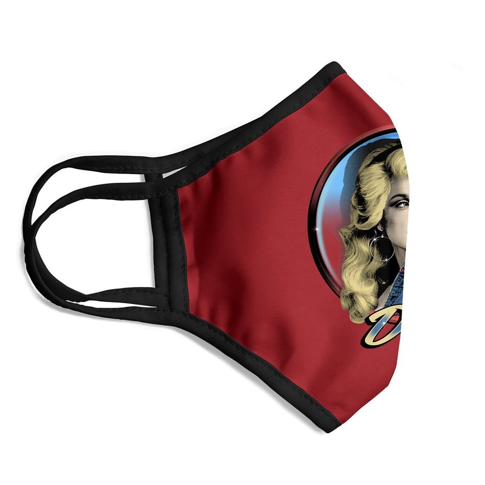 Dolly Parton Western Face Mask