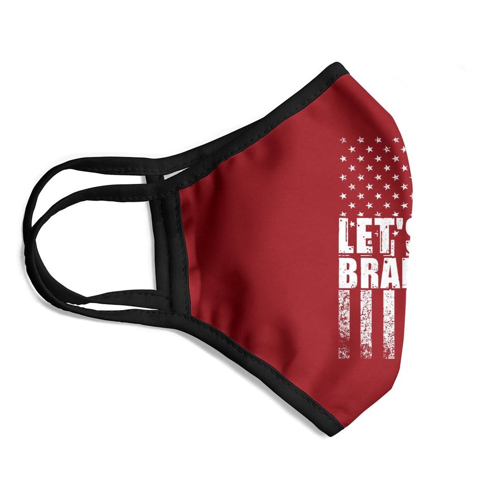 Let’s Go Brandon Conservative Anti Liberal Us Flag Face Mask