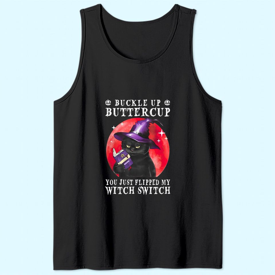 Buckle Up Butter Cup Halloween Collection Tank Top