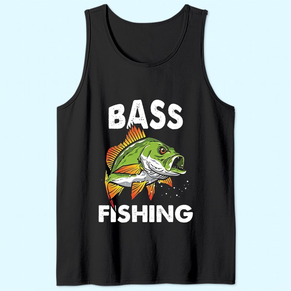 Bass Fishing Tank Top