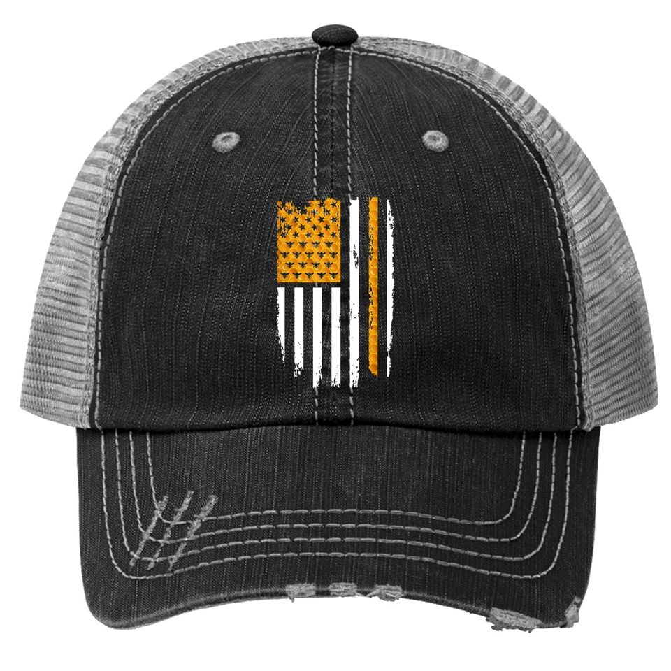 American Flag Beekeeping - Beekeeper - Honey Bee Trucker Hat