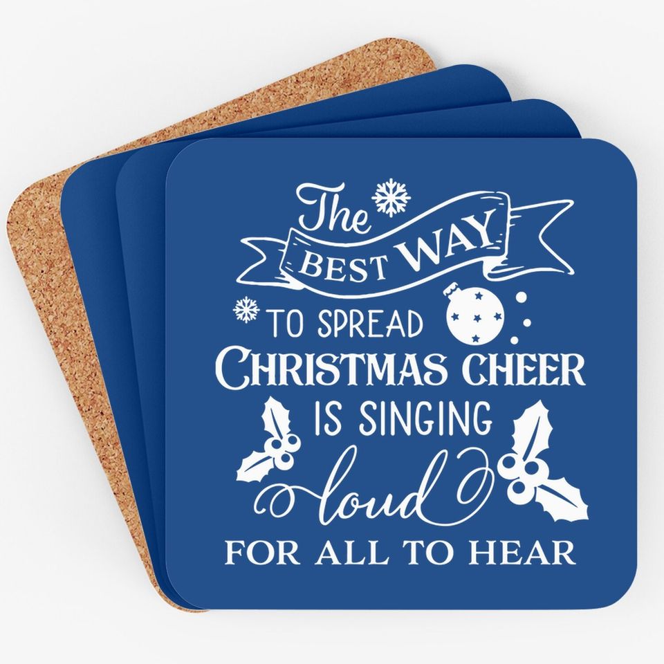 The Best Way To Spread Christmas Joy Classic Coasters