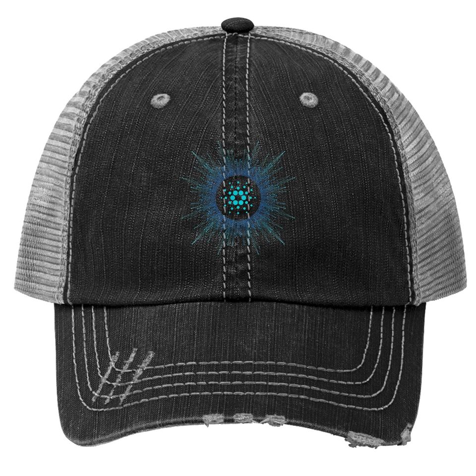 Cardano Ada Cryptocurrency Crypto Currency Blockchain Trucker Hat