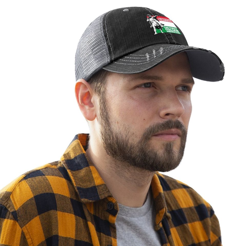 Save Columbus Day Trucker Hat