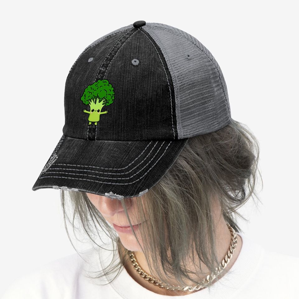 Kawaii Broccoli Trucker Hat