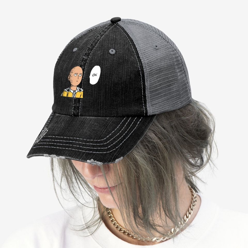 One-punch Anime Saitama Trucker Hat