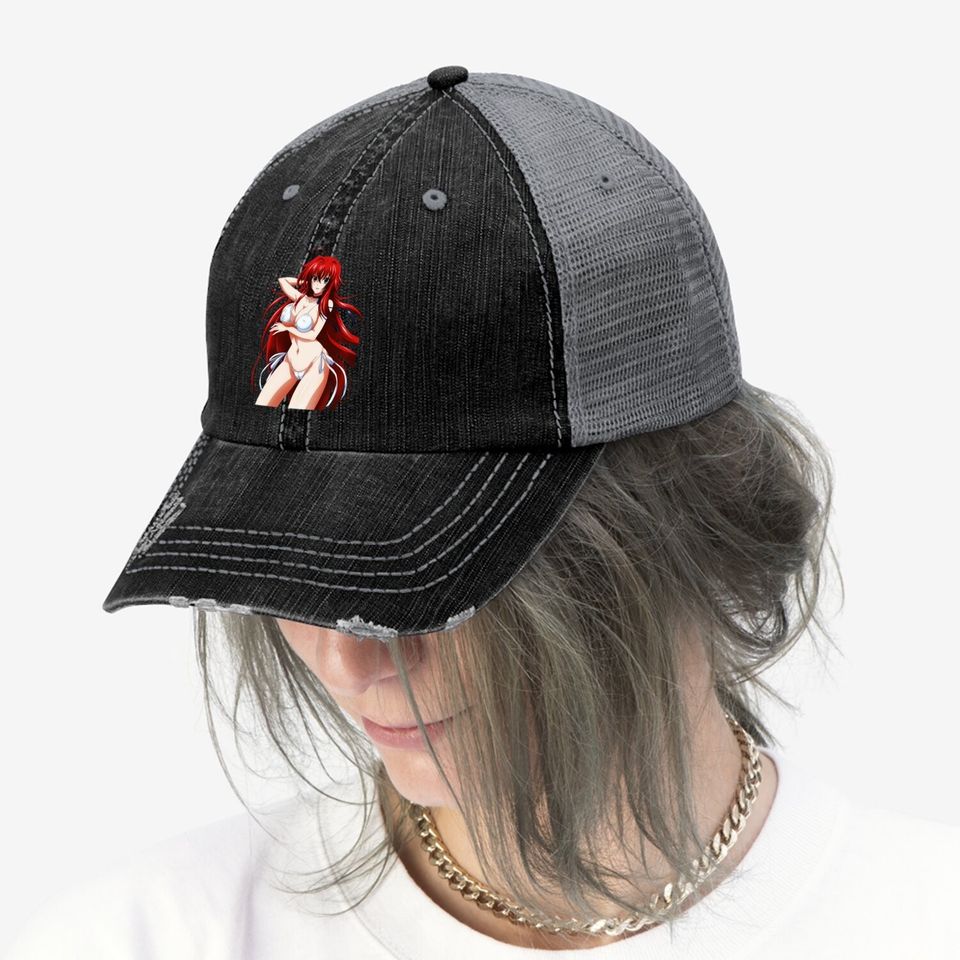 Short Sleeve Trucker Hat For Sexy Rias Gremory