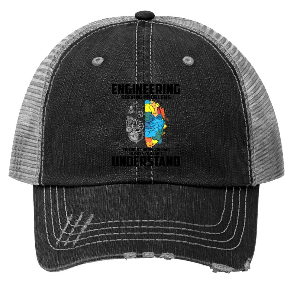 Engineering Definition Engineer Gift Trucker Hat