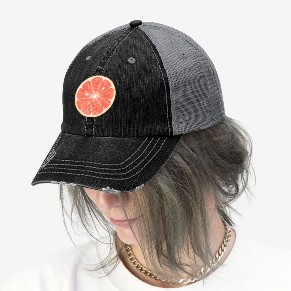Citrus Grapefruit Fruit Costume Trucker Hat