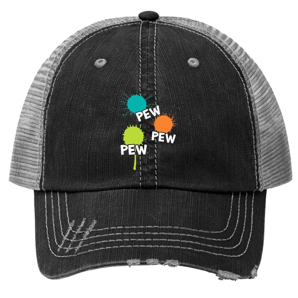 Pew Pew Pew Trucker Hat