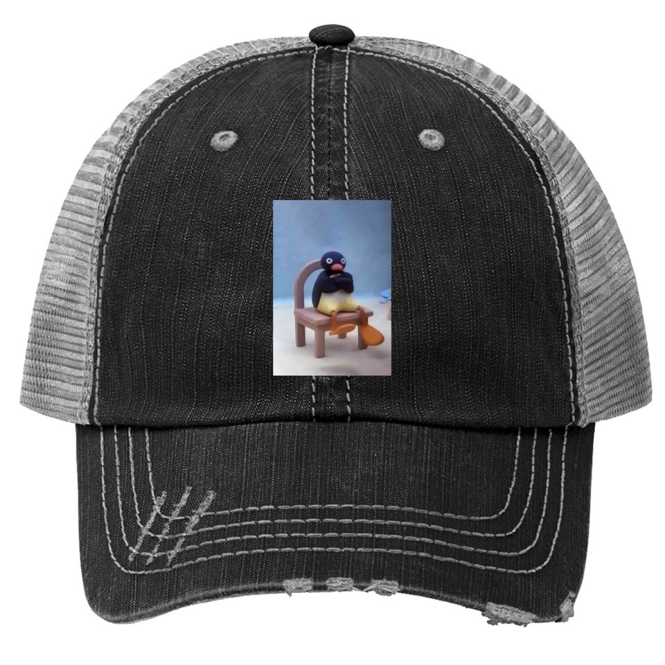 Angry Pingu Trucker Hat