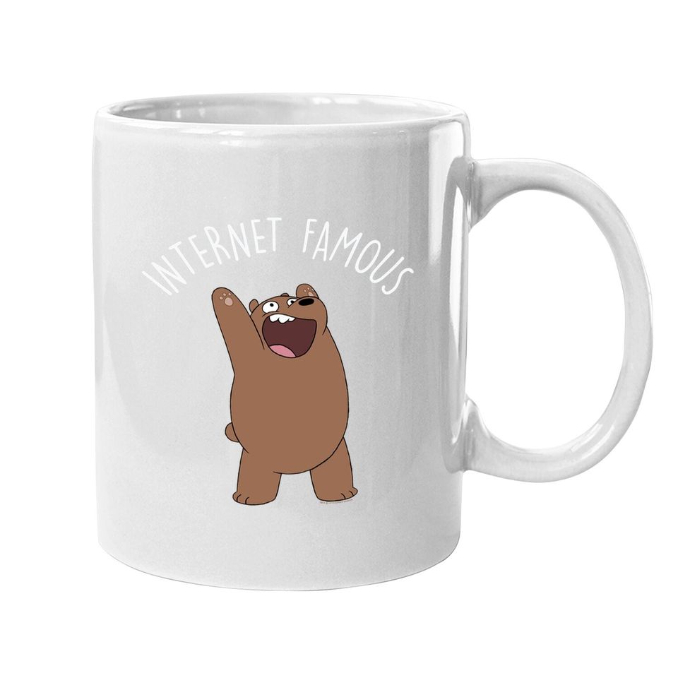 We Bare Bears Grizzly Internet Famous Coffee Mug