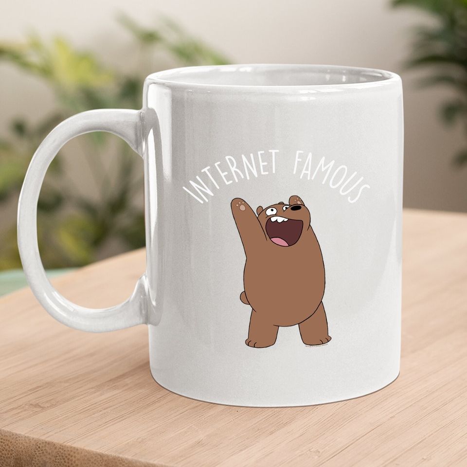 We Bare Bears Grizzly Internet Famous Coffee Mug