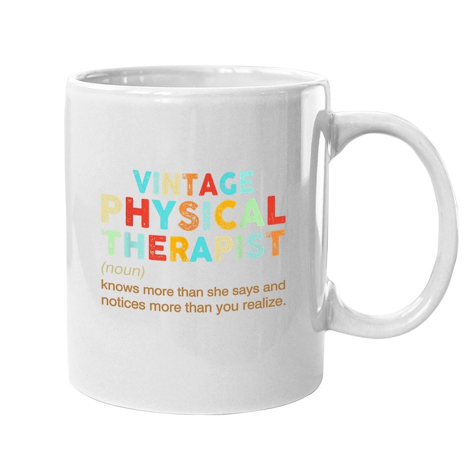 Vintage Physical Therapist Coffee Mug