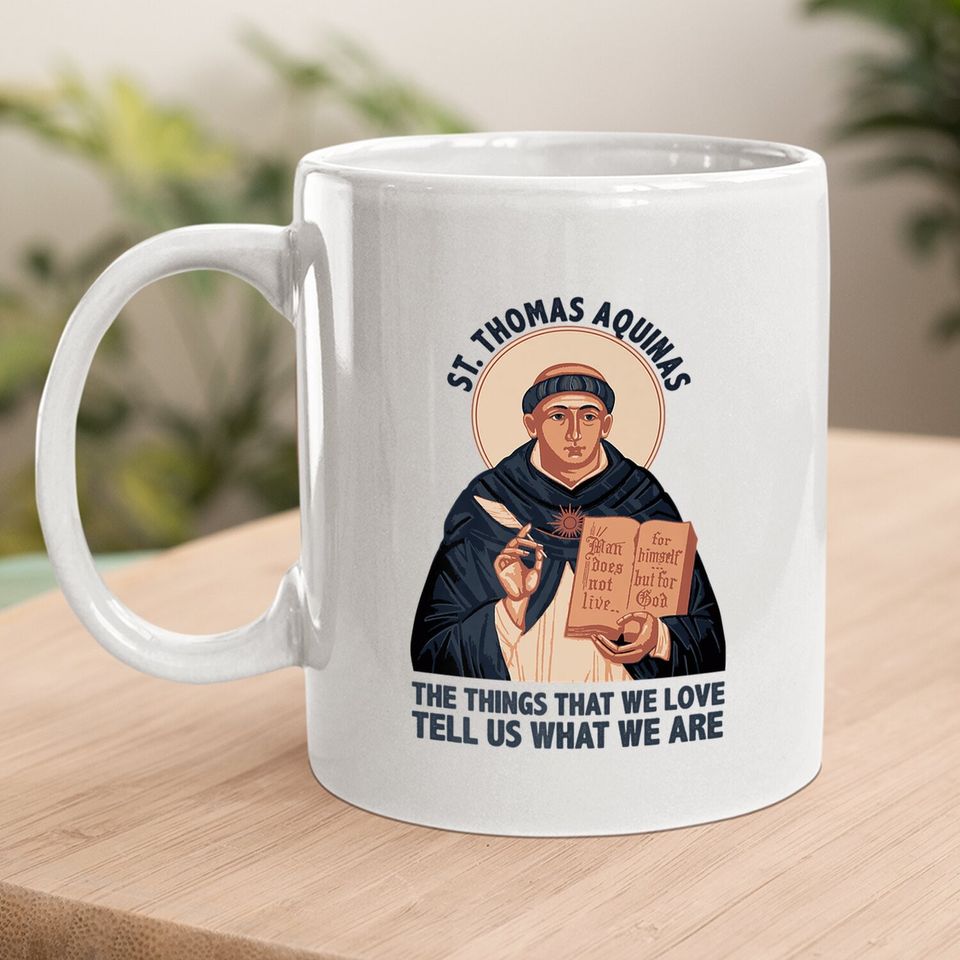 St Thomas Aquinas Catholic Coffee Mug