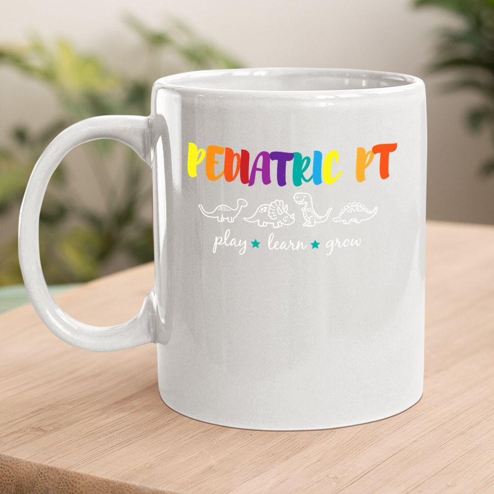 Rainbow Pediatric Pt Physical Therapist Coffee Mug