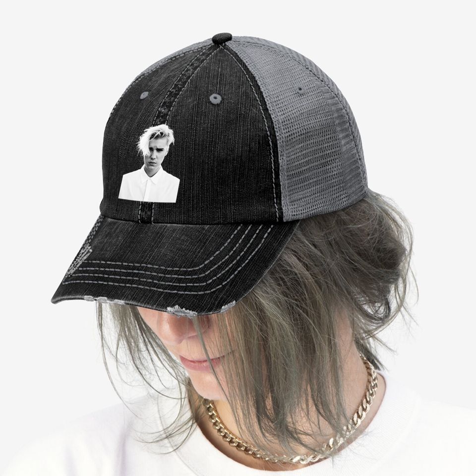 Justin Bieber  Purpose Tour Photo Dateback Trucker Hat