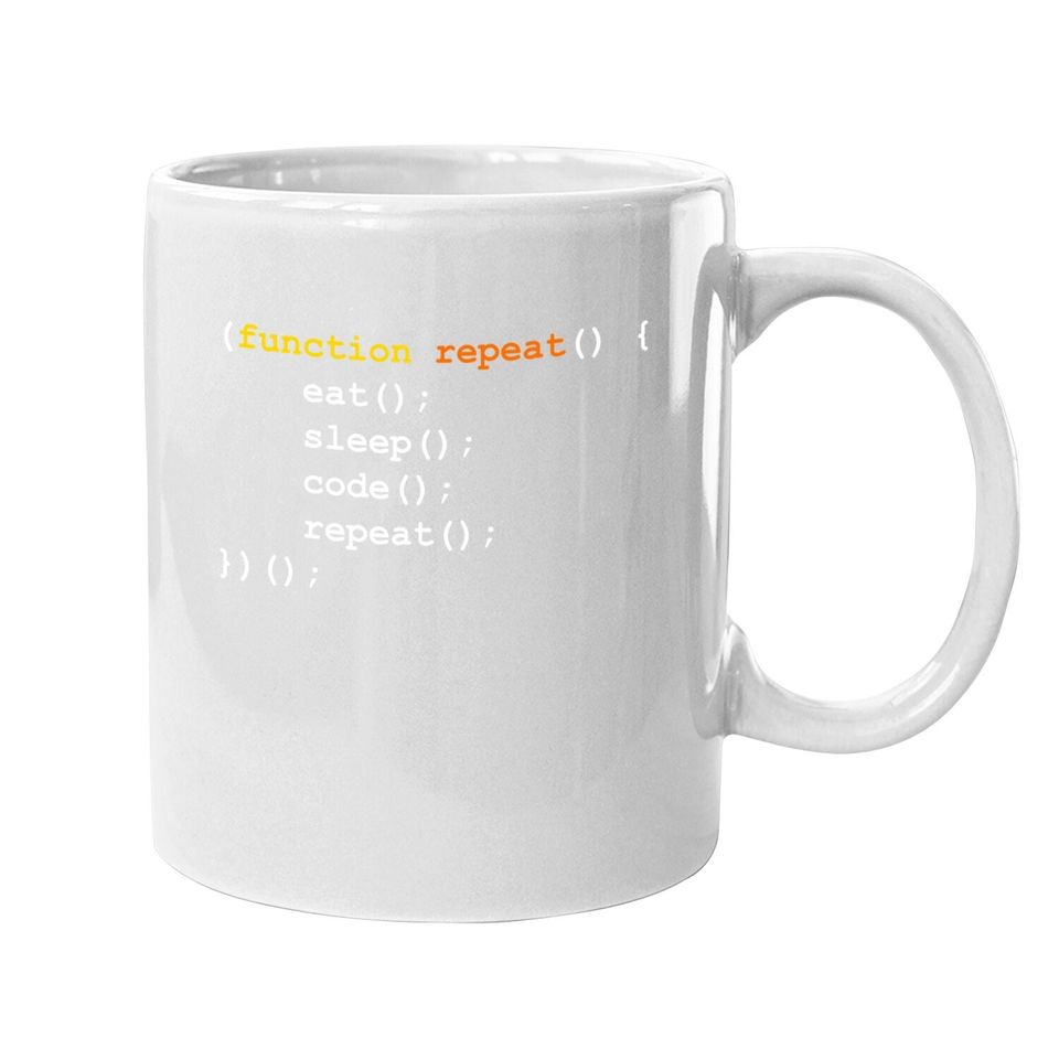 Computer Science Programmer Eat Sleep Code Coffee Mug