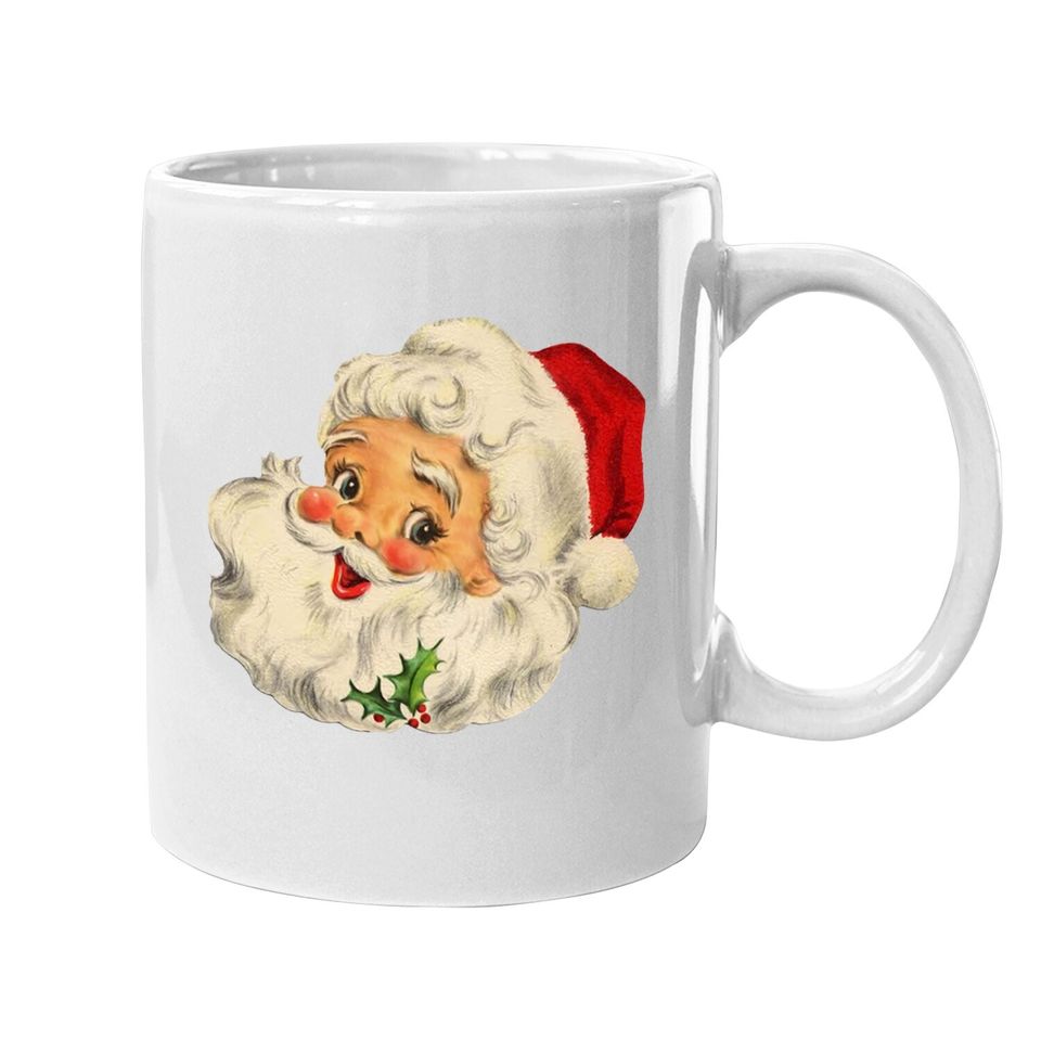 Christmas Santa Claus Face Coffee Mug