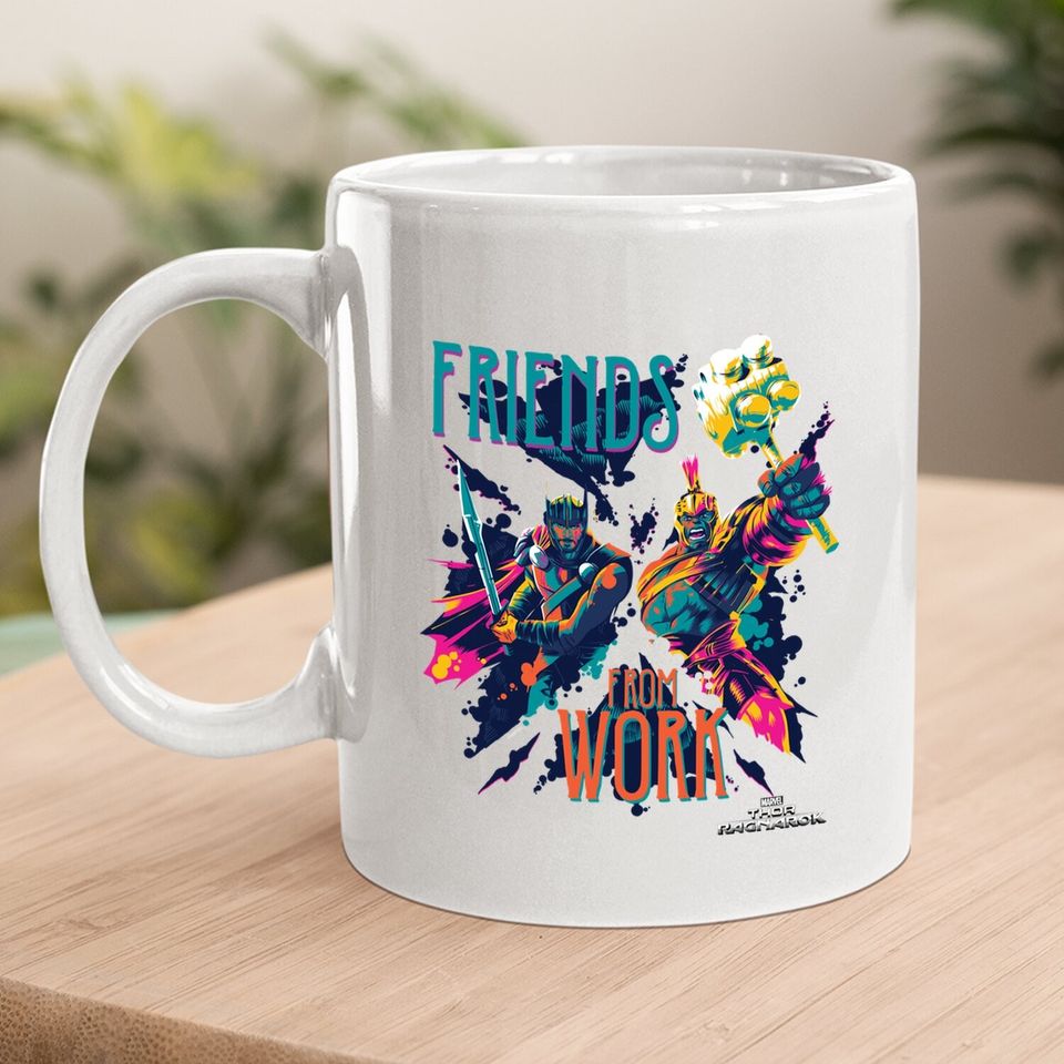 Marvel Thor Ragnarok Working Friends Neon Blast Coffee Mug