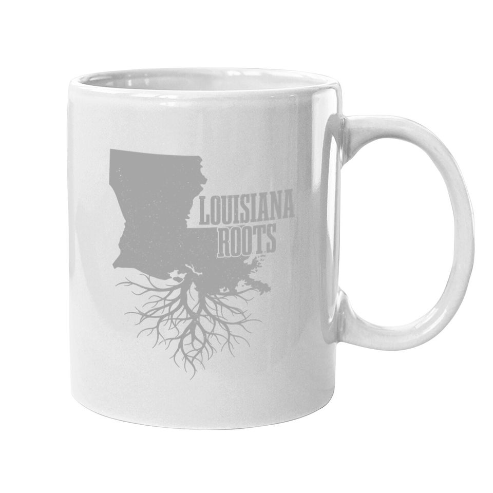 Louisiana Roots Vintage Usa Patriotic Pride State Coffee Mug