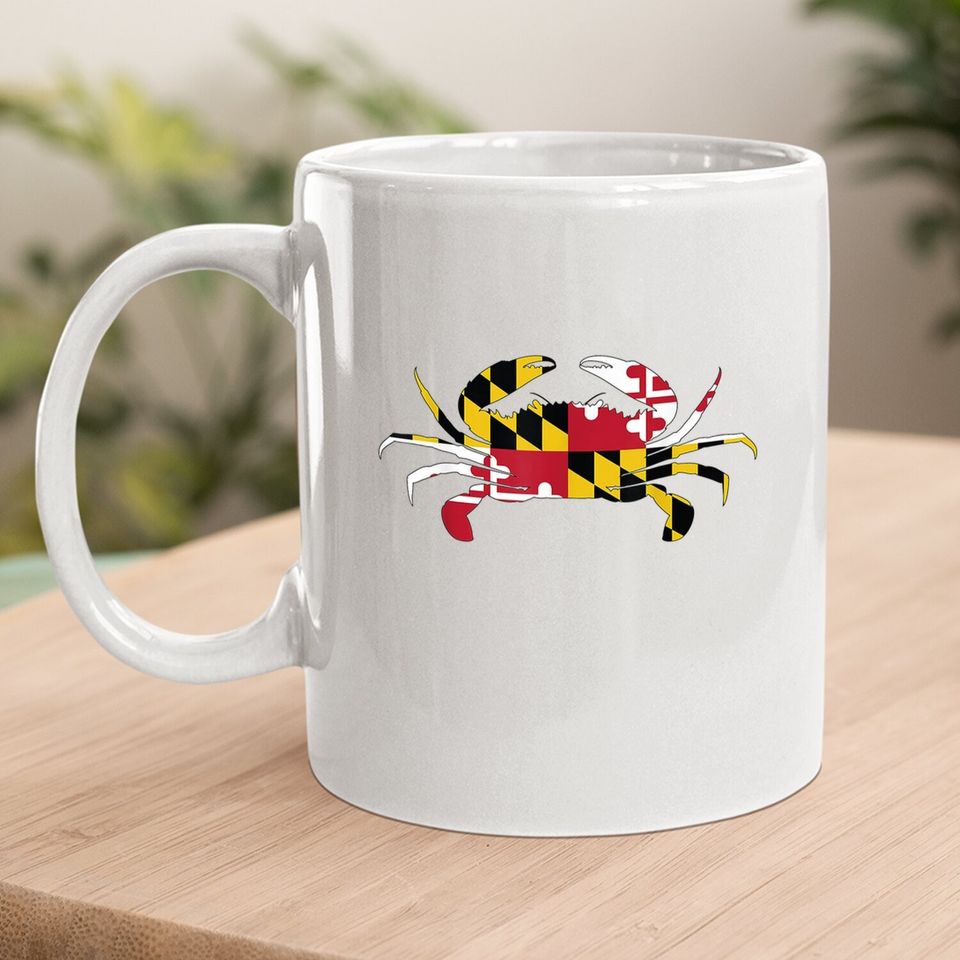 Maryland Crab State Pride Flag Coffee Mug
