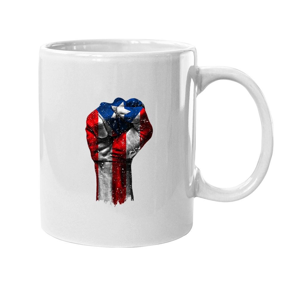 Puerto Rico Fist Coffee Mug
