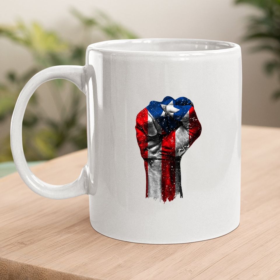 Puerto Rico Fist Coffee Mug