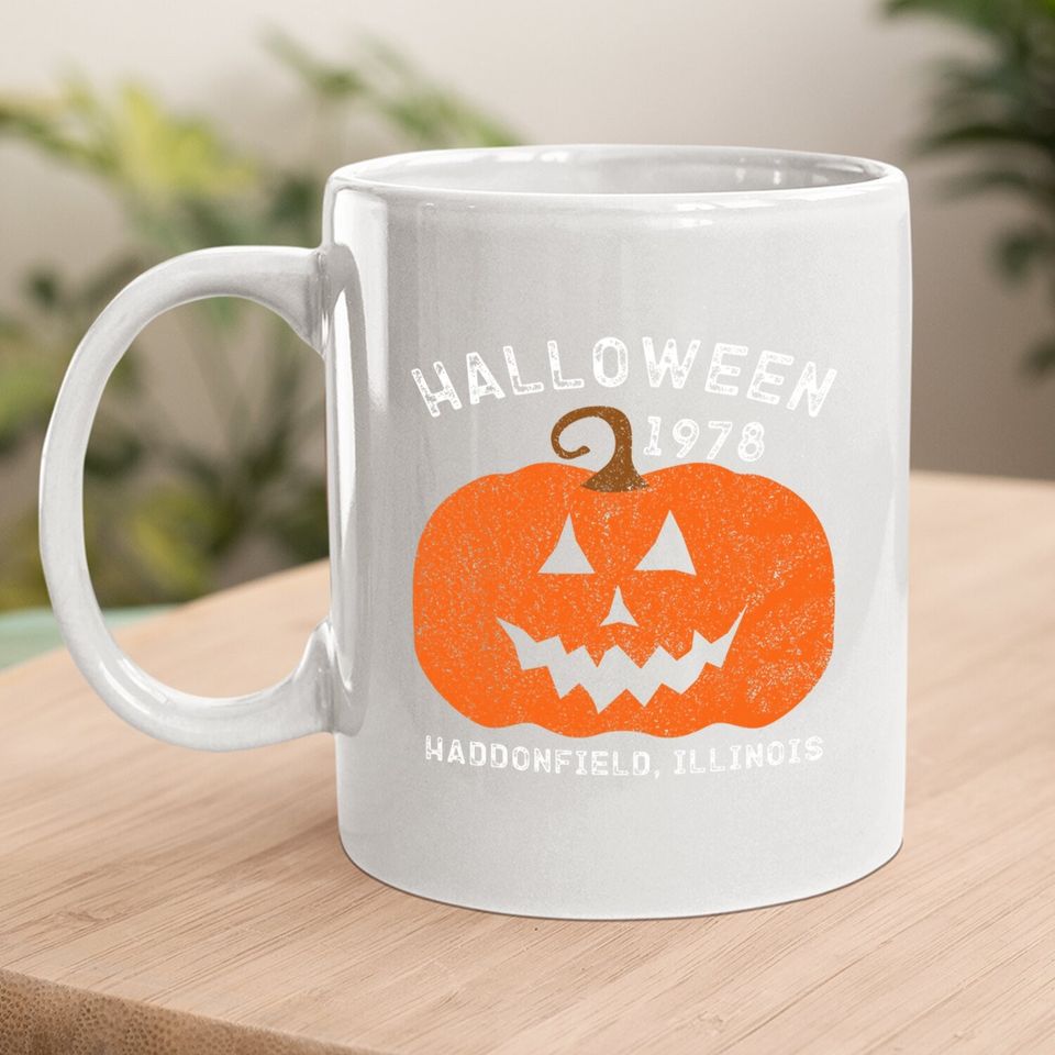 Halloween 1978 Holiday Spooky Scary Pumpkin Haddonfield Coffee Mug
