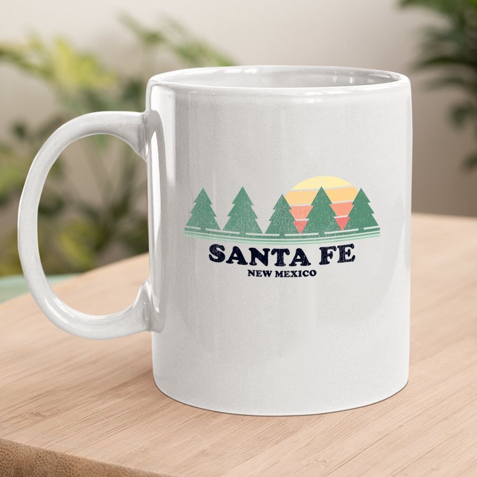 Santa Fe Nm Vintage Throwback Mug Retro 70s Design Coffee Mug